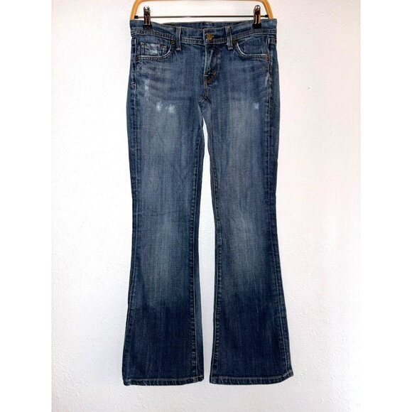 Citizens Of Humanity Ric Rac #109 Low Waist Flare Stretch Jeans Size 27 - Picture 1 of 9